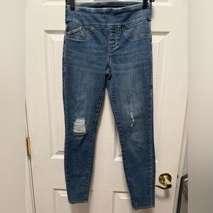 Rock & Republic Denim Rx Slimming Skinny Jeans Women's Size 2 Distressed pull on